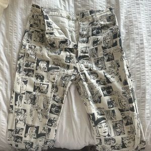 Reformation Comic Pants - Long 29 WORN ONCE!